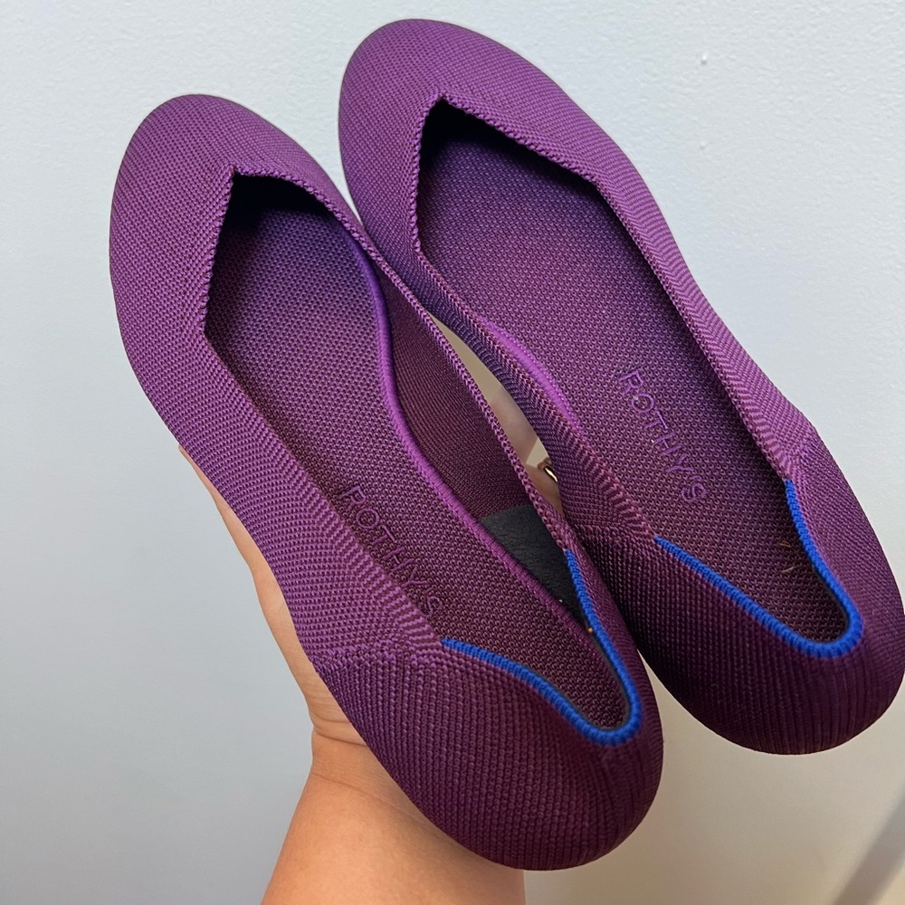 Rothy's Purple Iris Flats